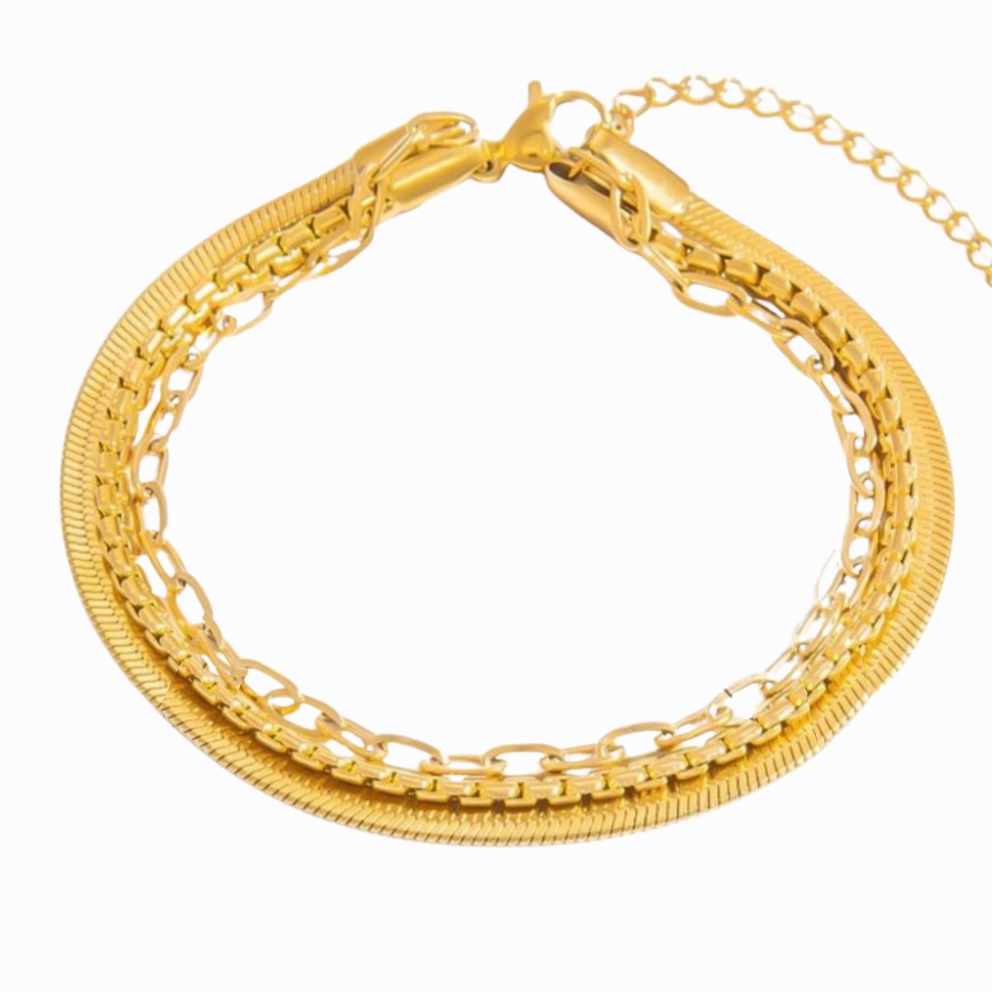 Three Chain Bracelet