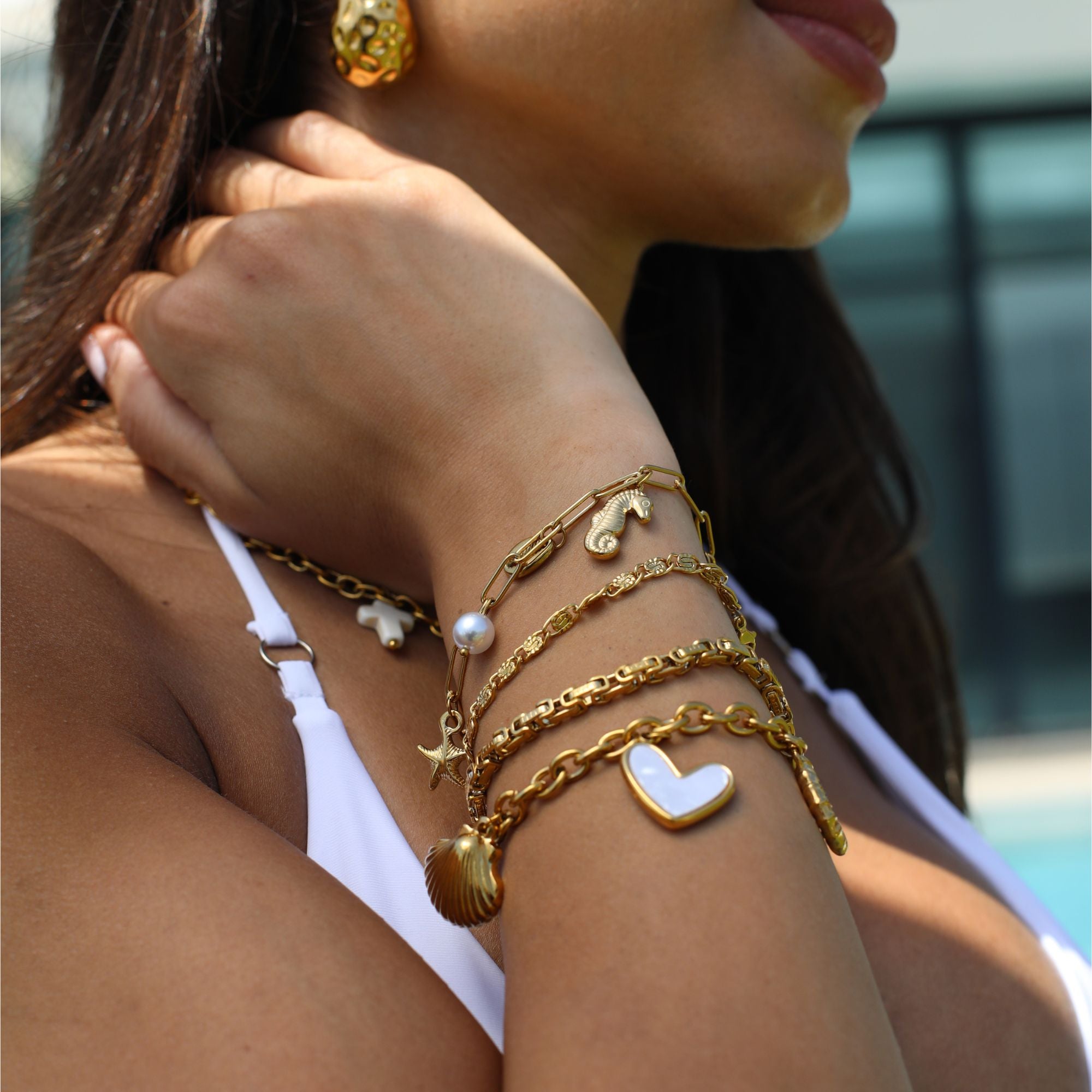 Squared Chain Bracelet