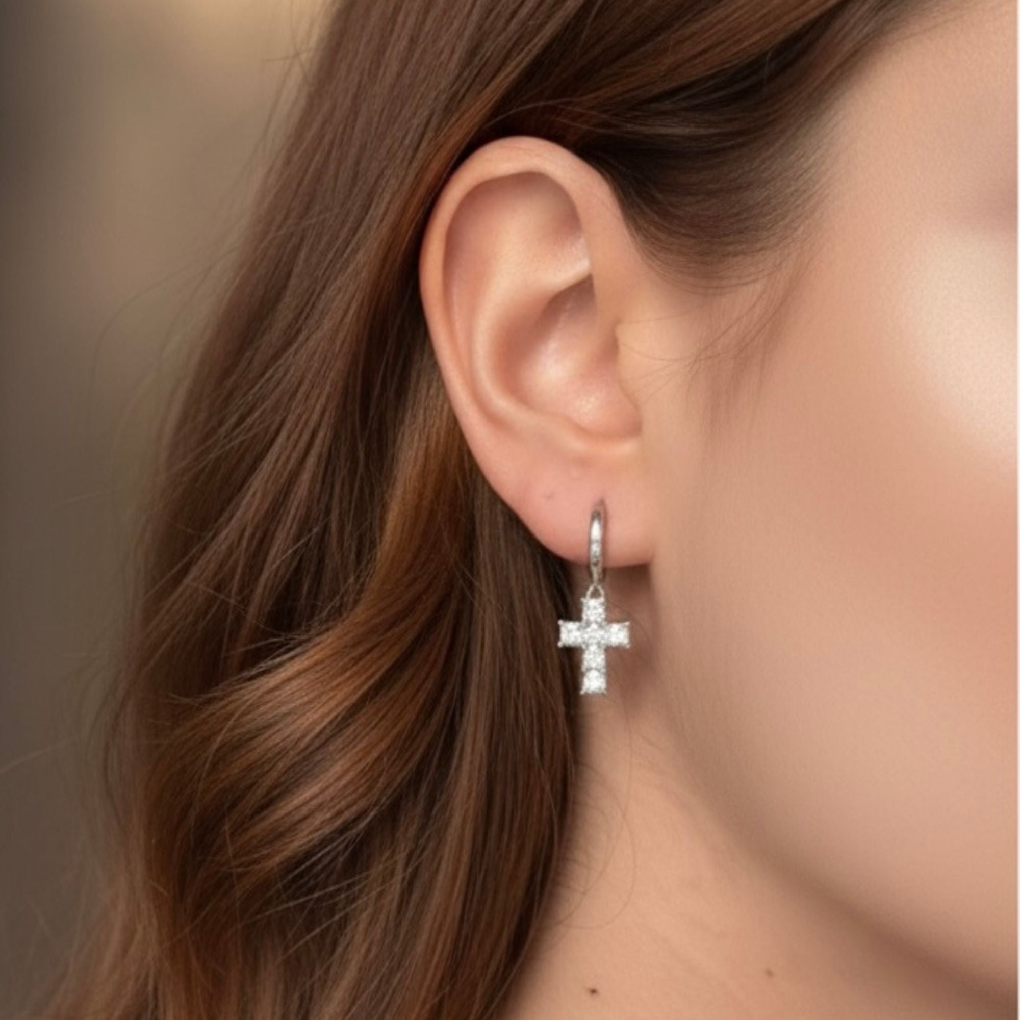 Cross Earrings