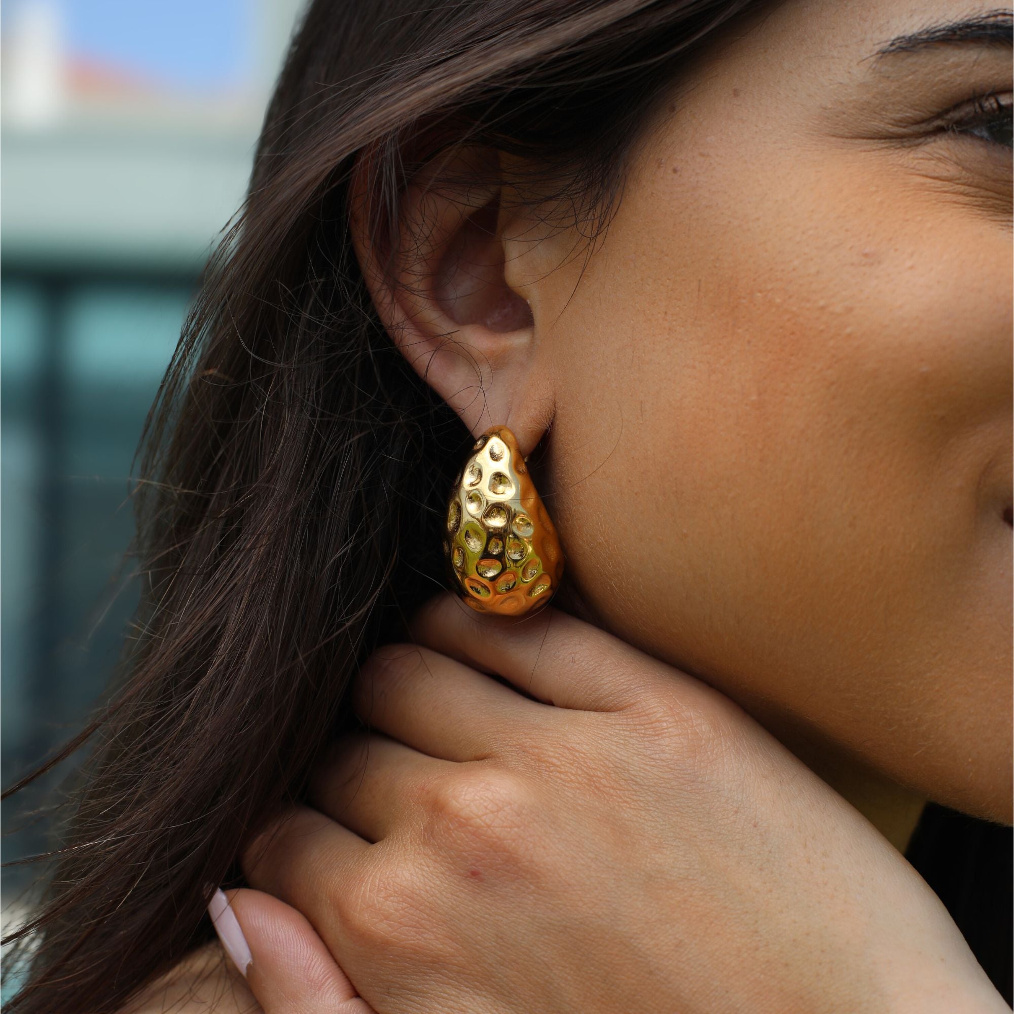 Large Drop Earrings