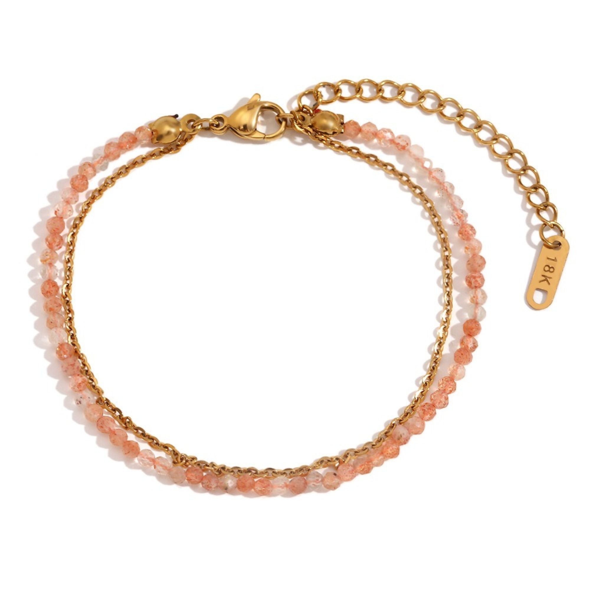 Pink Opal Anklet