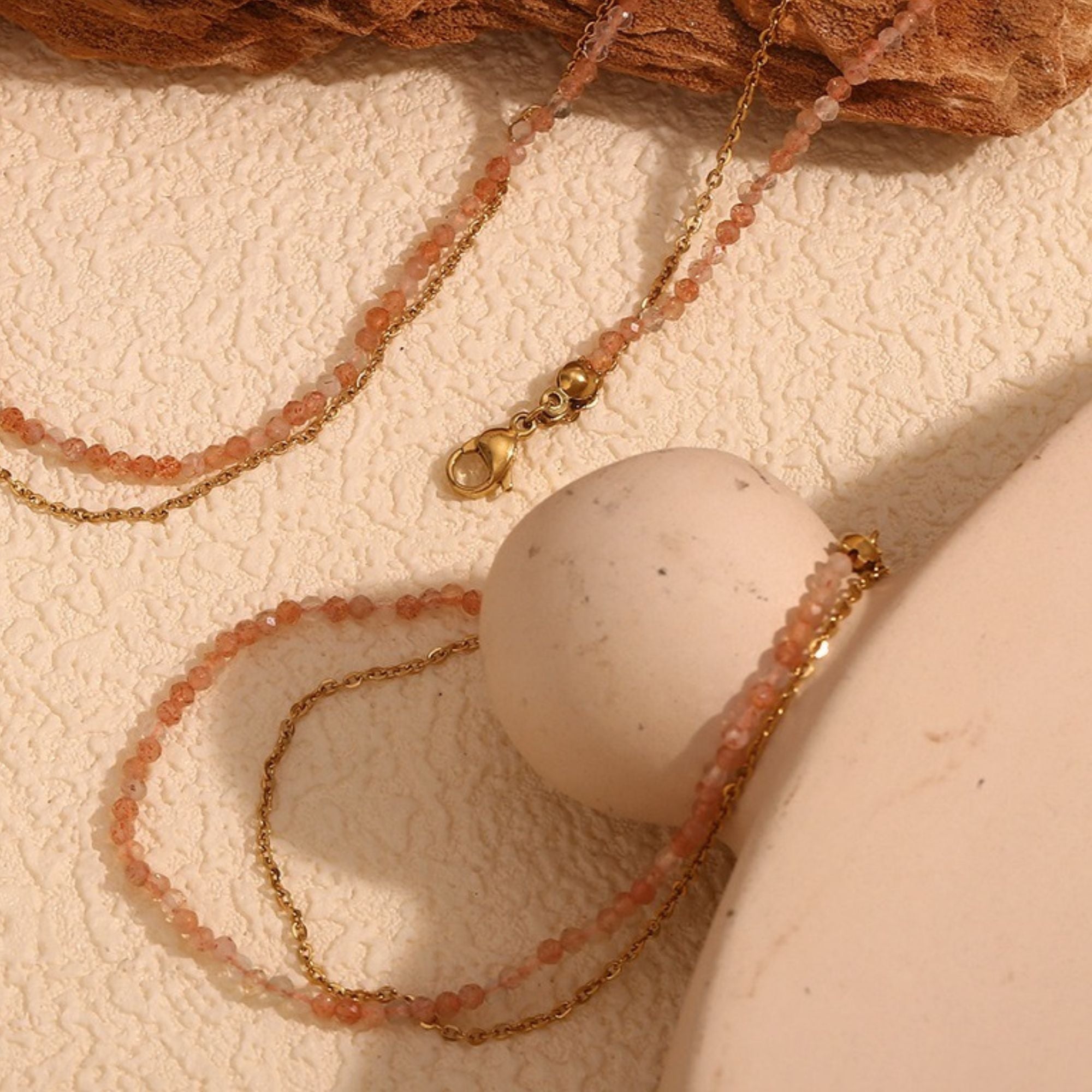 Pink Opal Anklet