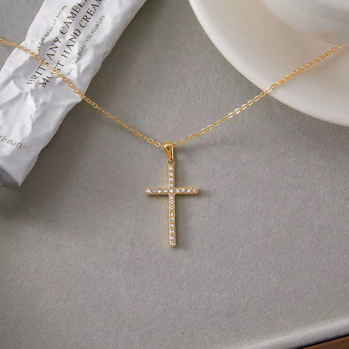 Sparkle Cross Necklace