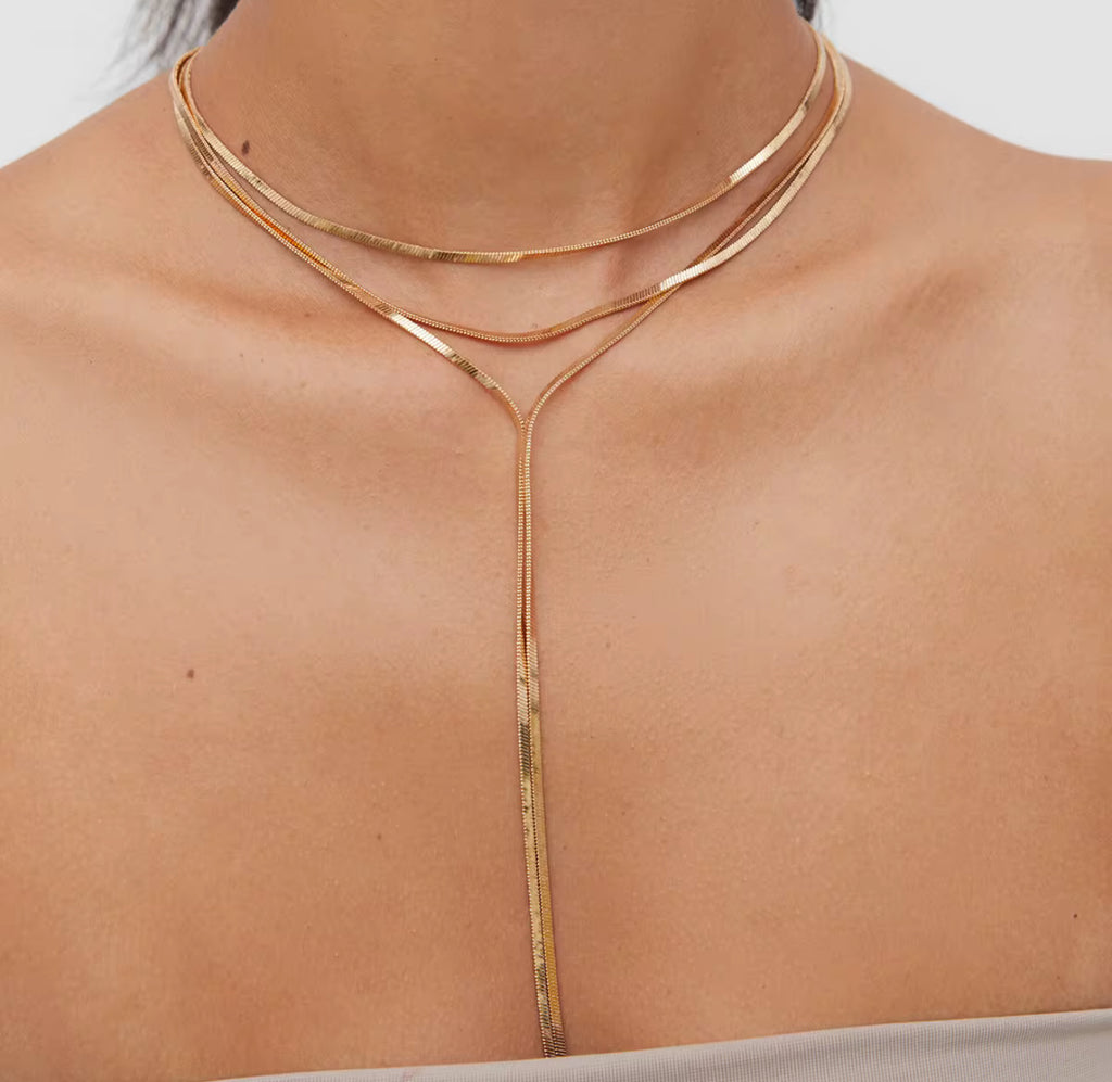 Snake Stack Necklace