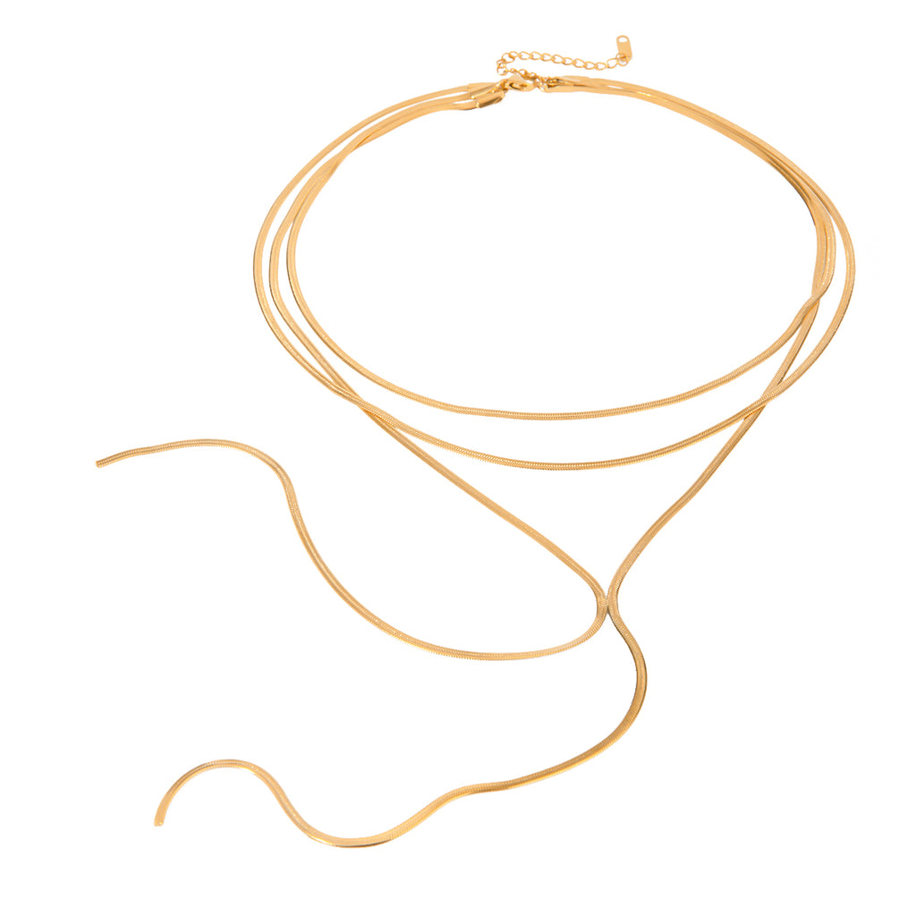 Snake Stack Necklace