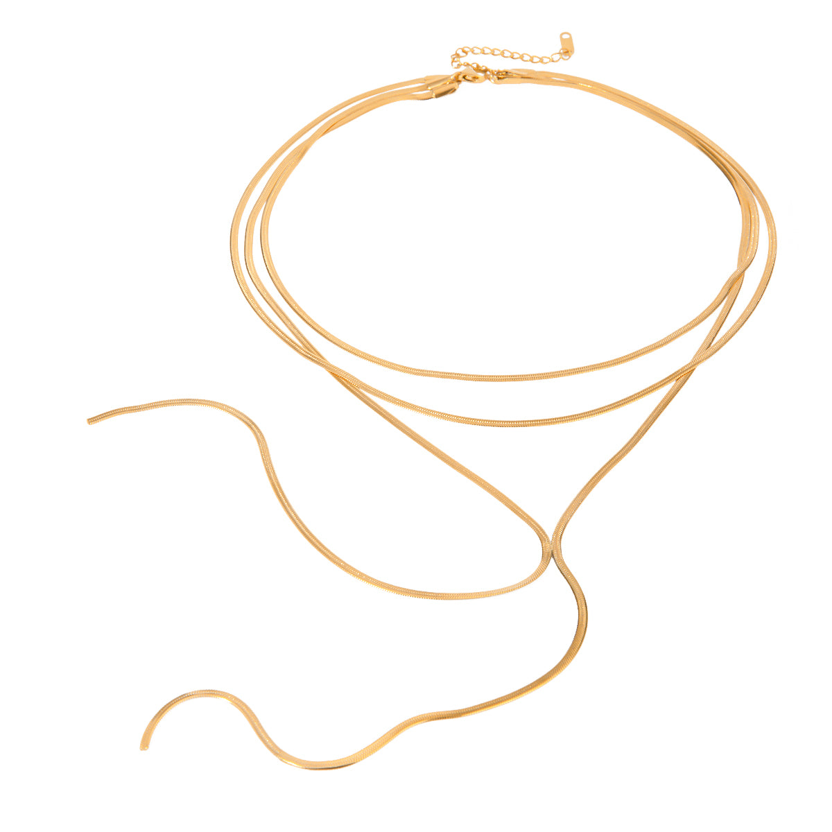 Snake Stack Necklace