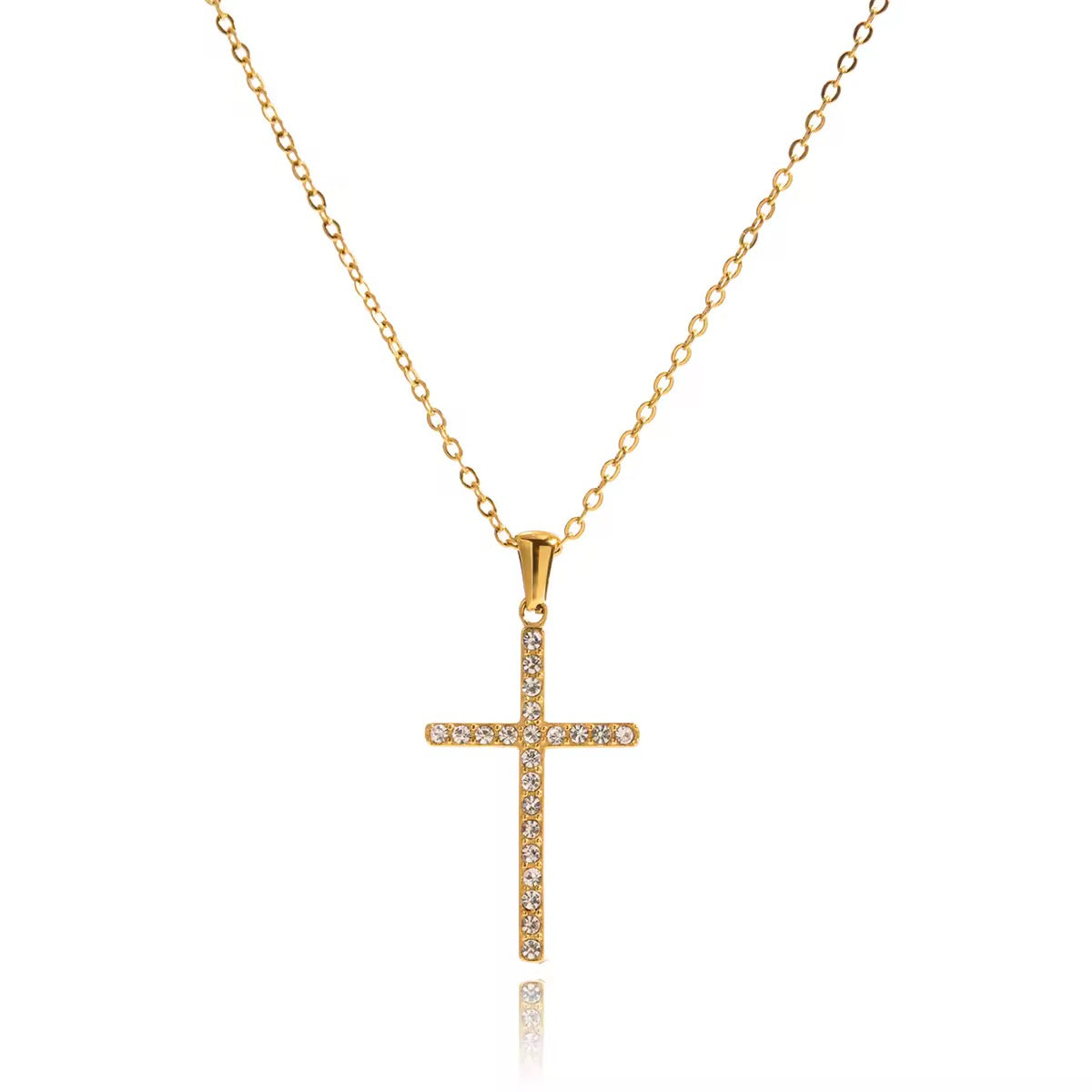 Sparkle Cross Necklace