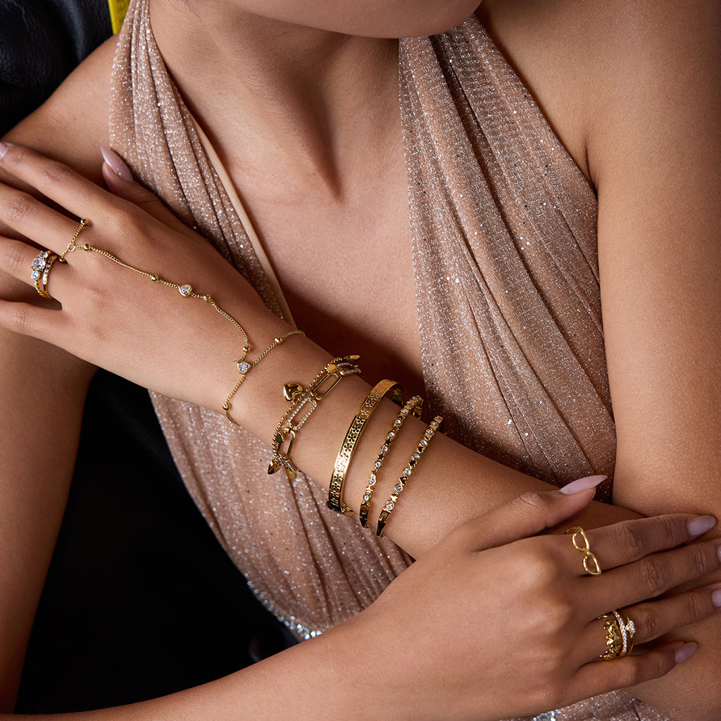 Hand Chain Heart Bracelet