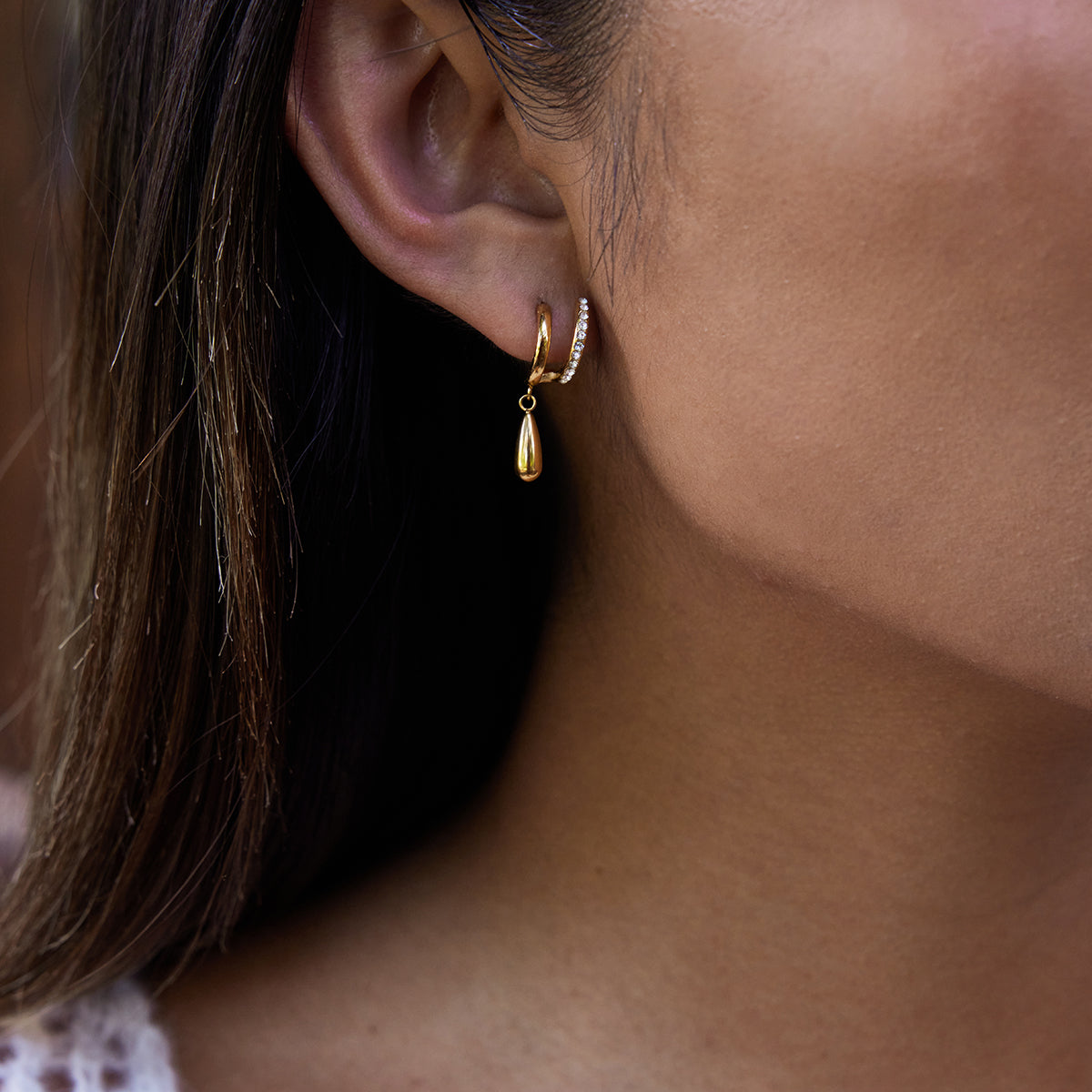 Gold Drop Earrings