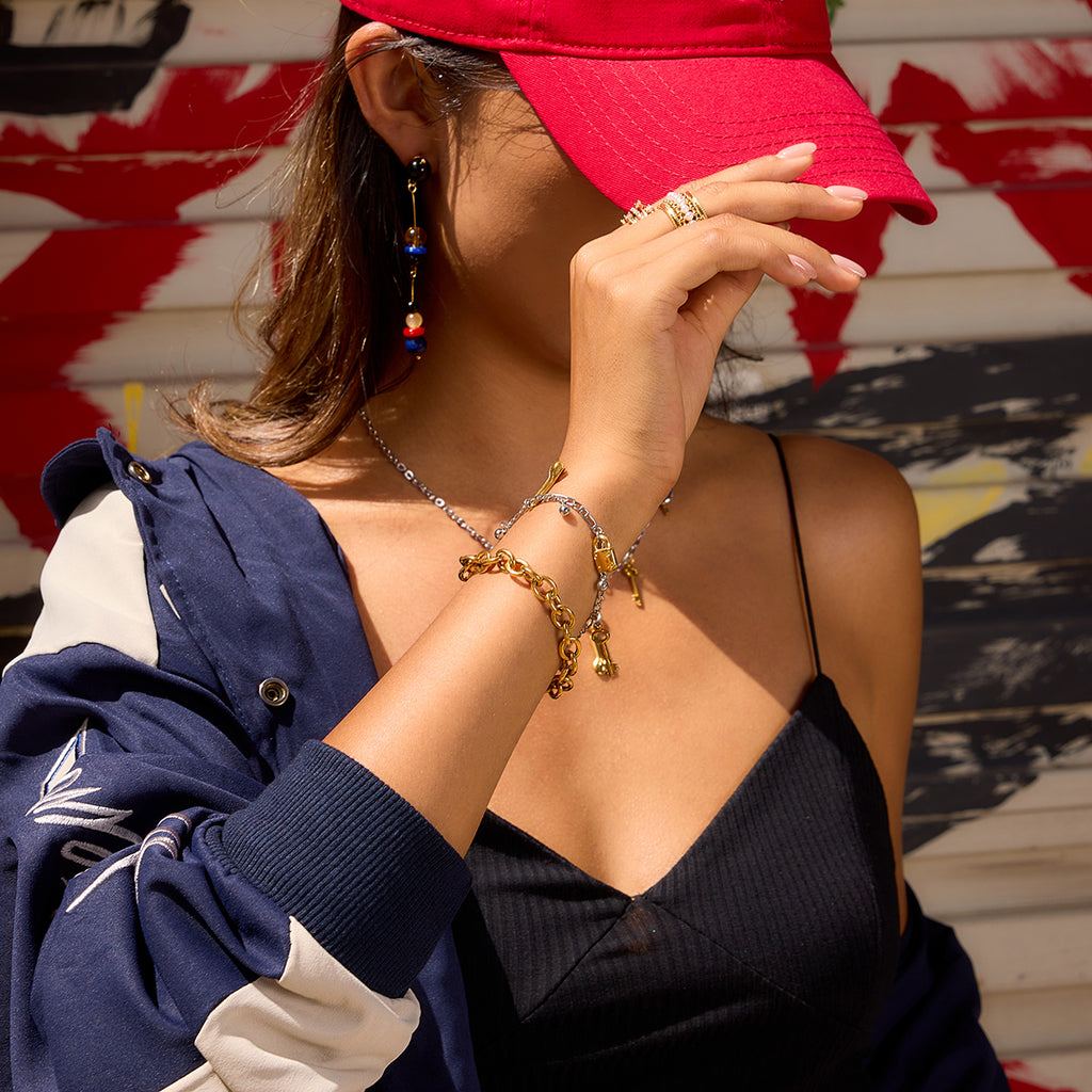 Love Lock Charm Bracelet