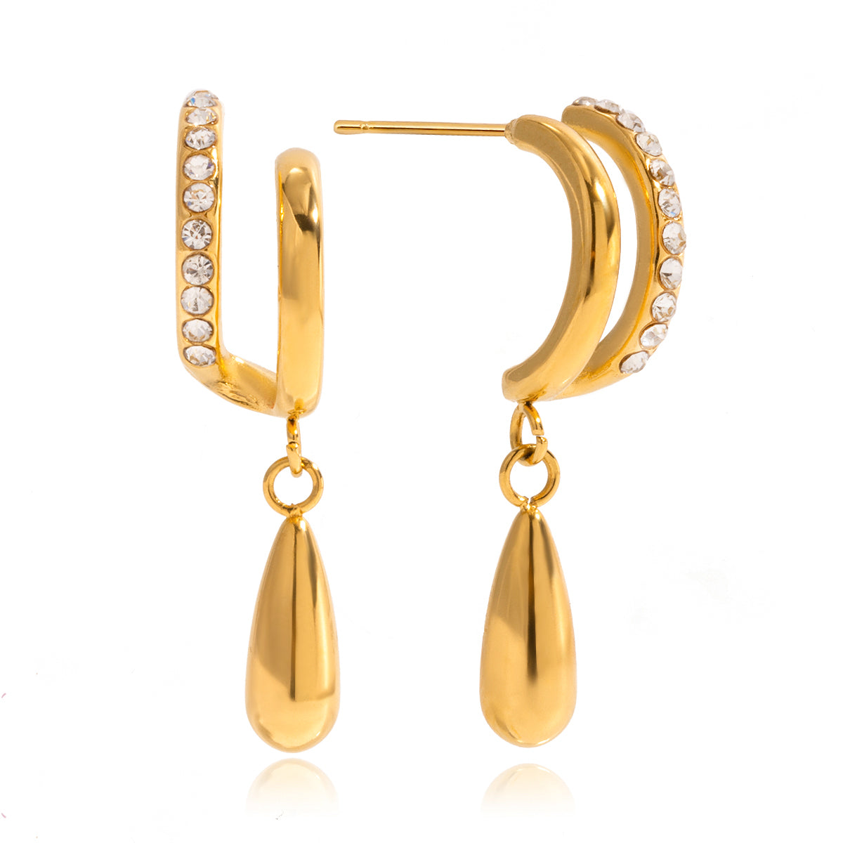 Gold Drop Earrings