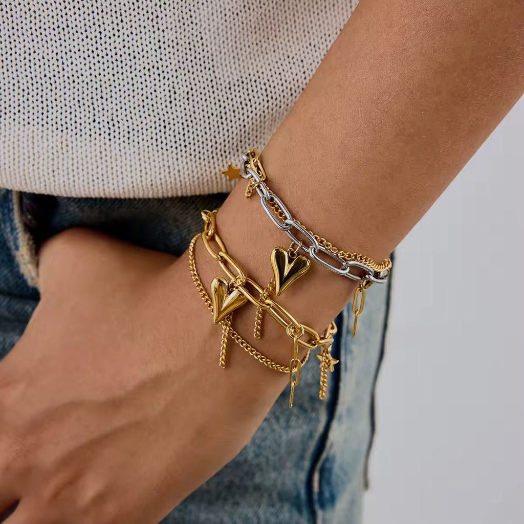 Edgy Charm Bracelet