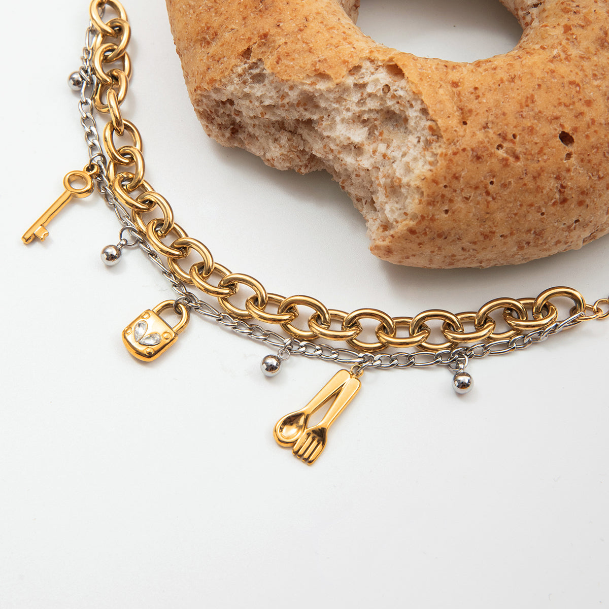 Love Lock Charm Bracelet