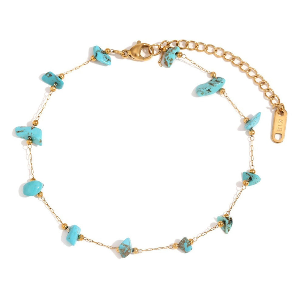 Aquamarine Anklet